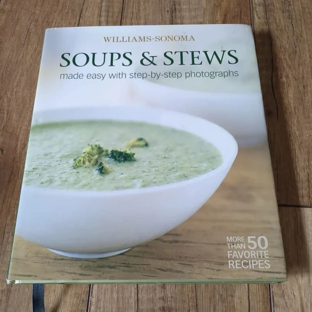 Hardcover Williams Sonoma Soups & Stews Book Cookbook